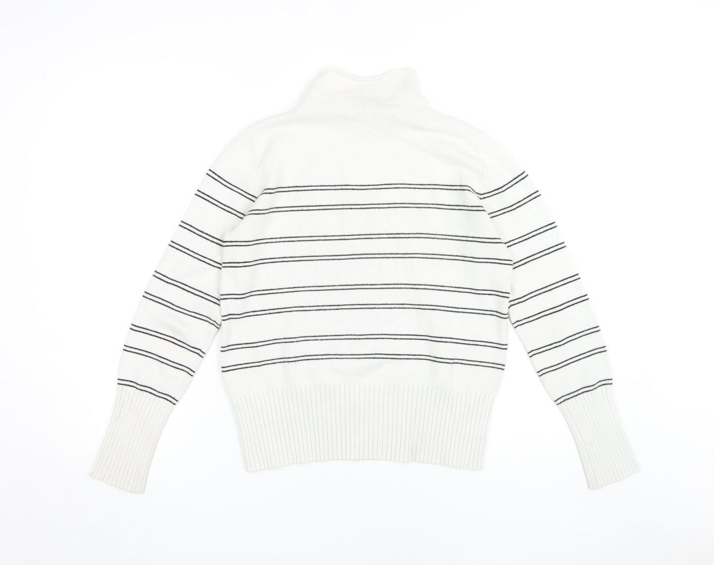Womens UK Size M French Connection White Pullover Jumper