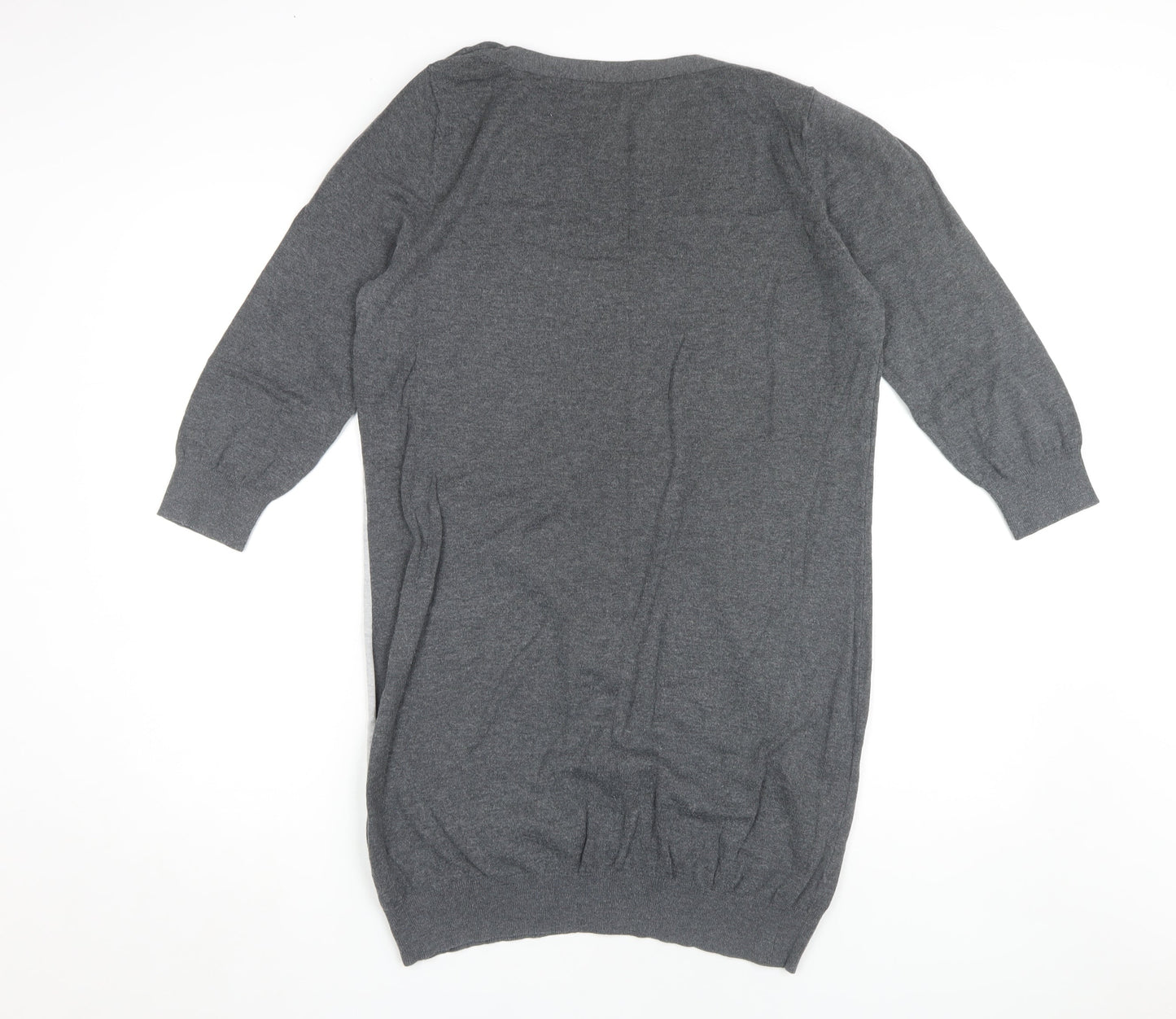 Next Women's Grey Colourblock Shift Dress Size 16