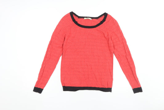 Womens UK Size XS Oasis Red Pullover Jumper