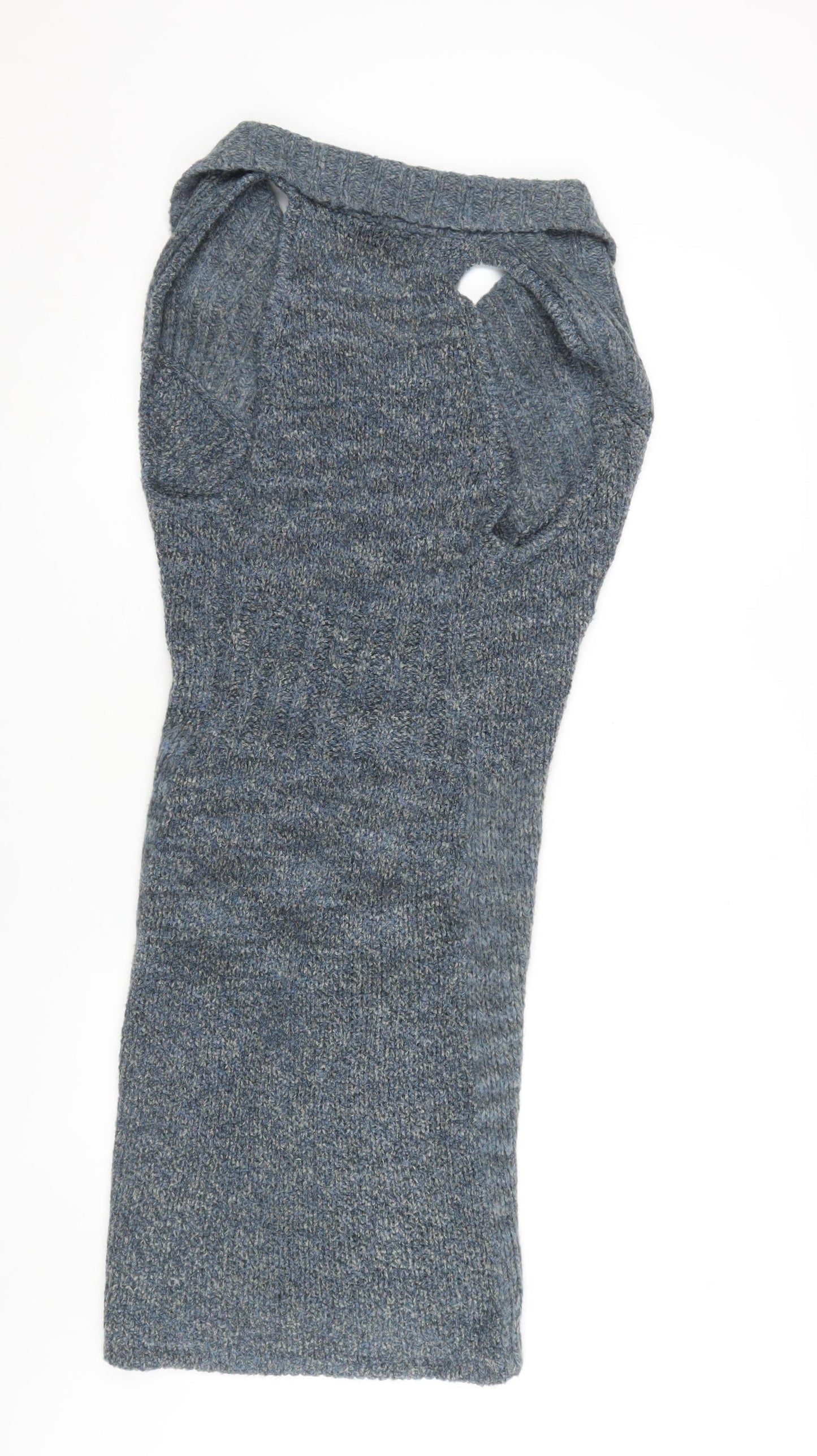 Womens UK Size L Sandwich Blue Cardigan Jumper