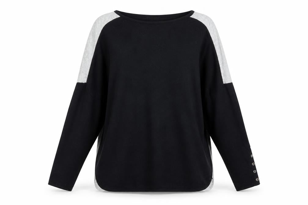 Womens UK Size XS Mint Velvet Black Pullover Jumper