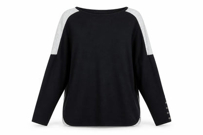 Womens UK Size XS Mint Velvet Black Pullover Jumper