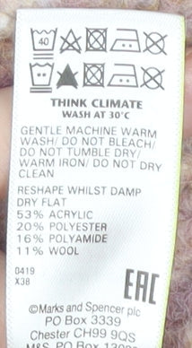 Womens UK Size 12 Marks and Spencer Multicoloured Pullover Jumper