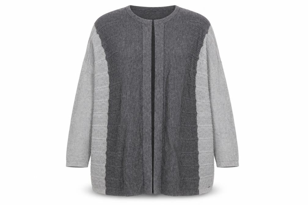 Womens UK Size XL Country Casuals Grey Cardigan Jumper