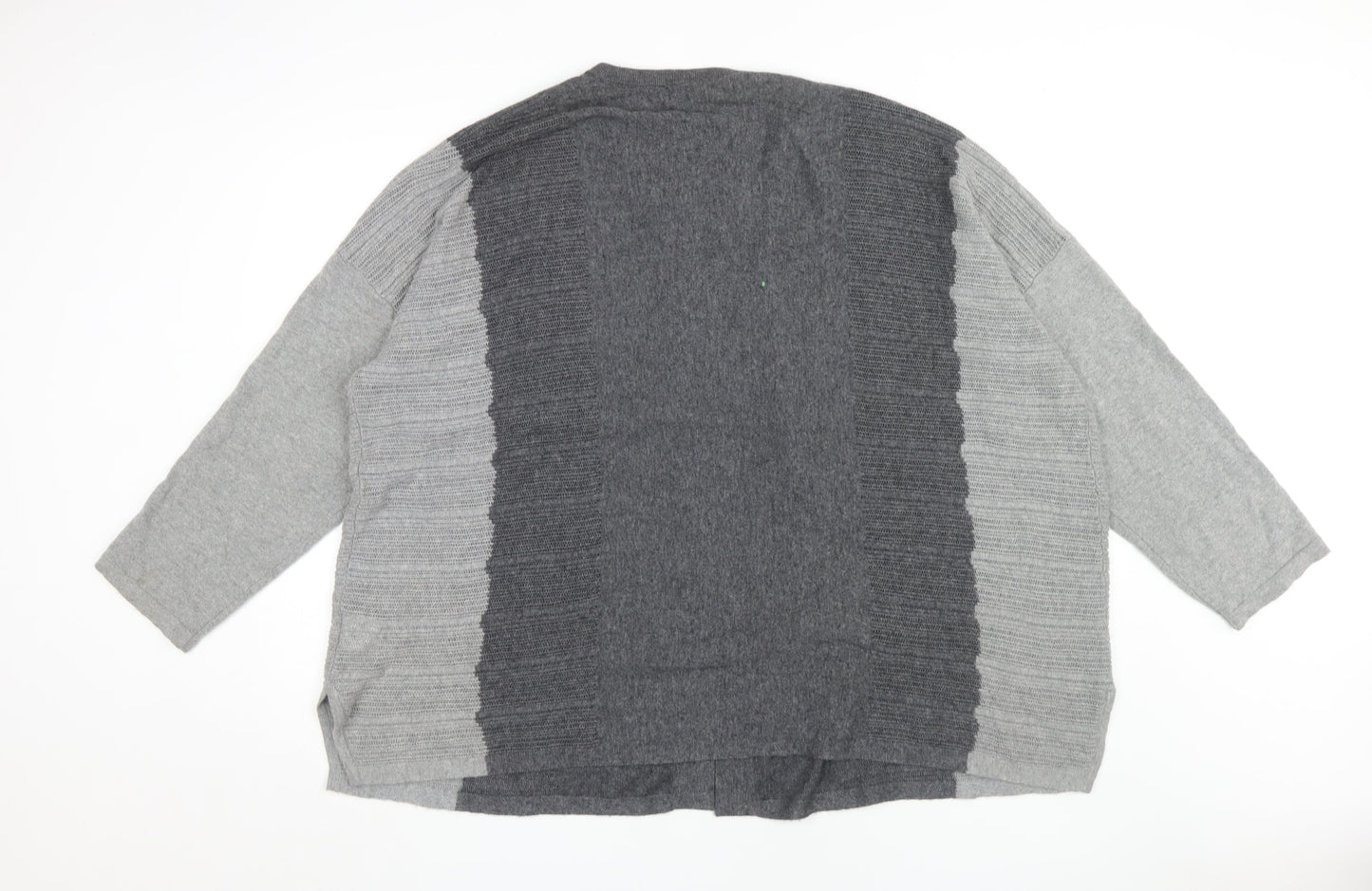 Womens UK Size XL Country Casuals Grey Cardigan Jumper