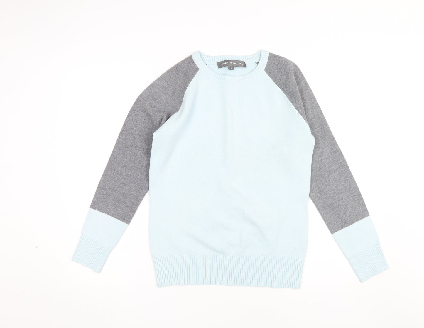 French Connection Men’s Blue Grey Pullover Jumper S