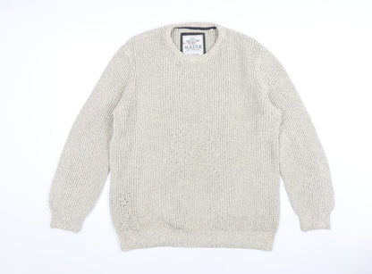 Womens UK Size XL Maine New England Beige Pullover Jumper