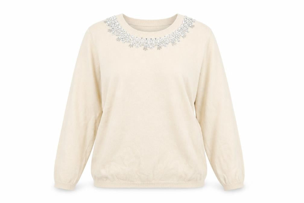 Womens UK Size 2XL Cotswold Collections Beige Pullover Jumper