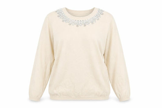 Womens UK Size 2XL Cotswold Collections Beige Pullover Jumper