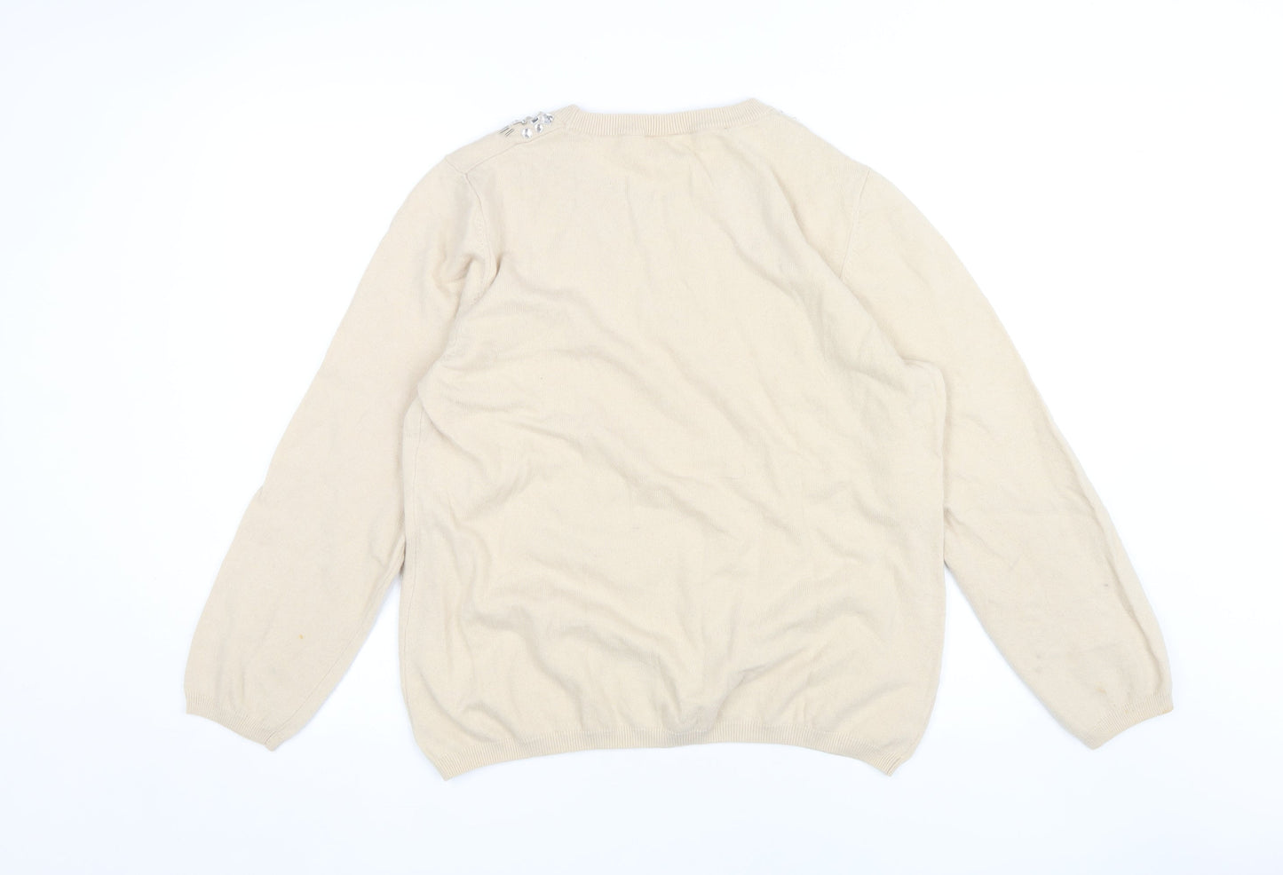 Womens UK Size 2XL Cotswold Collections Beige Pullover Jumper