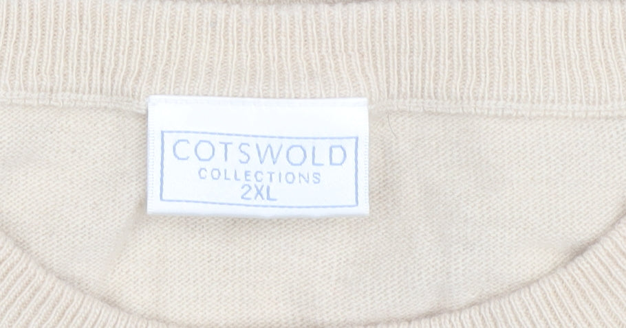 Womens UK Size 2XL Cotswold Collections Beige Pullover Jumper