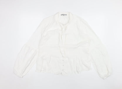 Womens UK Size 14 Oliver Bonas White  Blouse