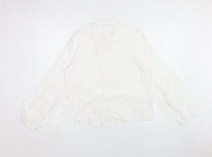 Womens UK Size 14 Oliver Bonas White  Blouse