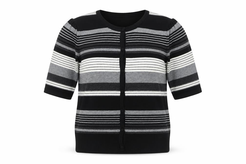 Womens UK Size 10 Laura Ashley Black Cardigan Jumper