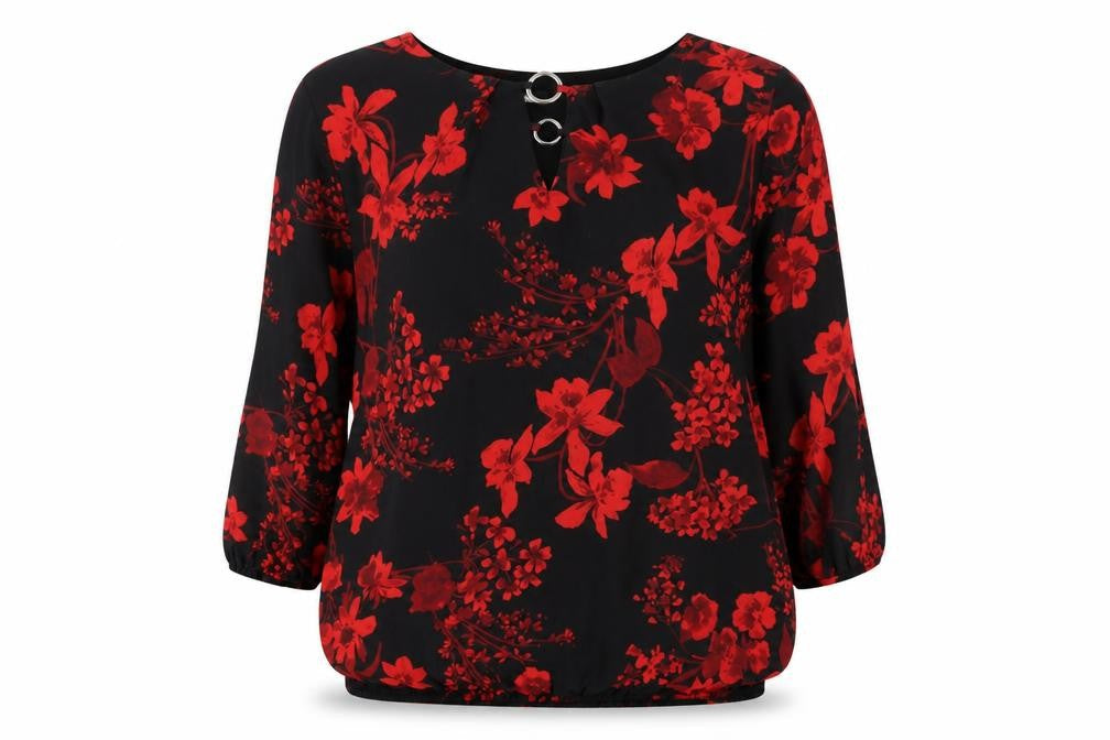 Womens UK Size 18 Bonmarché Red  Blouse