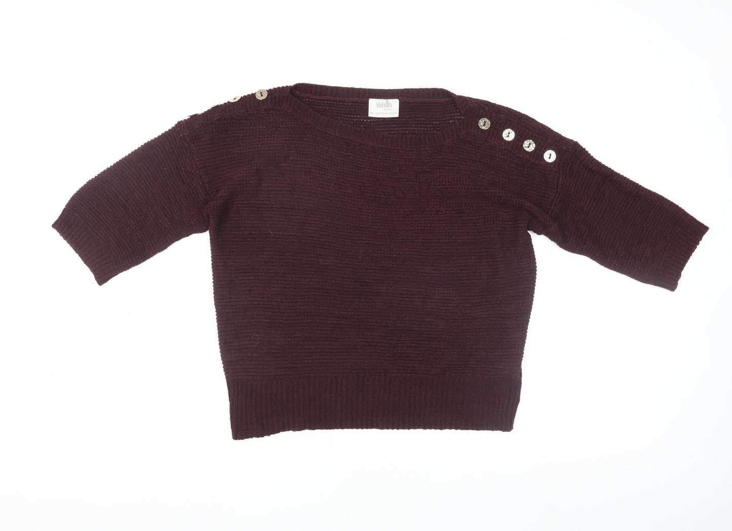 Womens UK Size L Wallis Brown Pullover Jumper