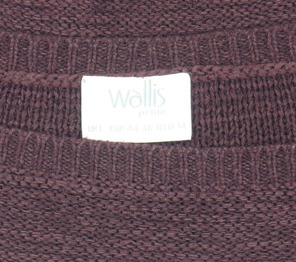 Womens UK Size L Wallis Brown Pullover Jumper