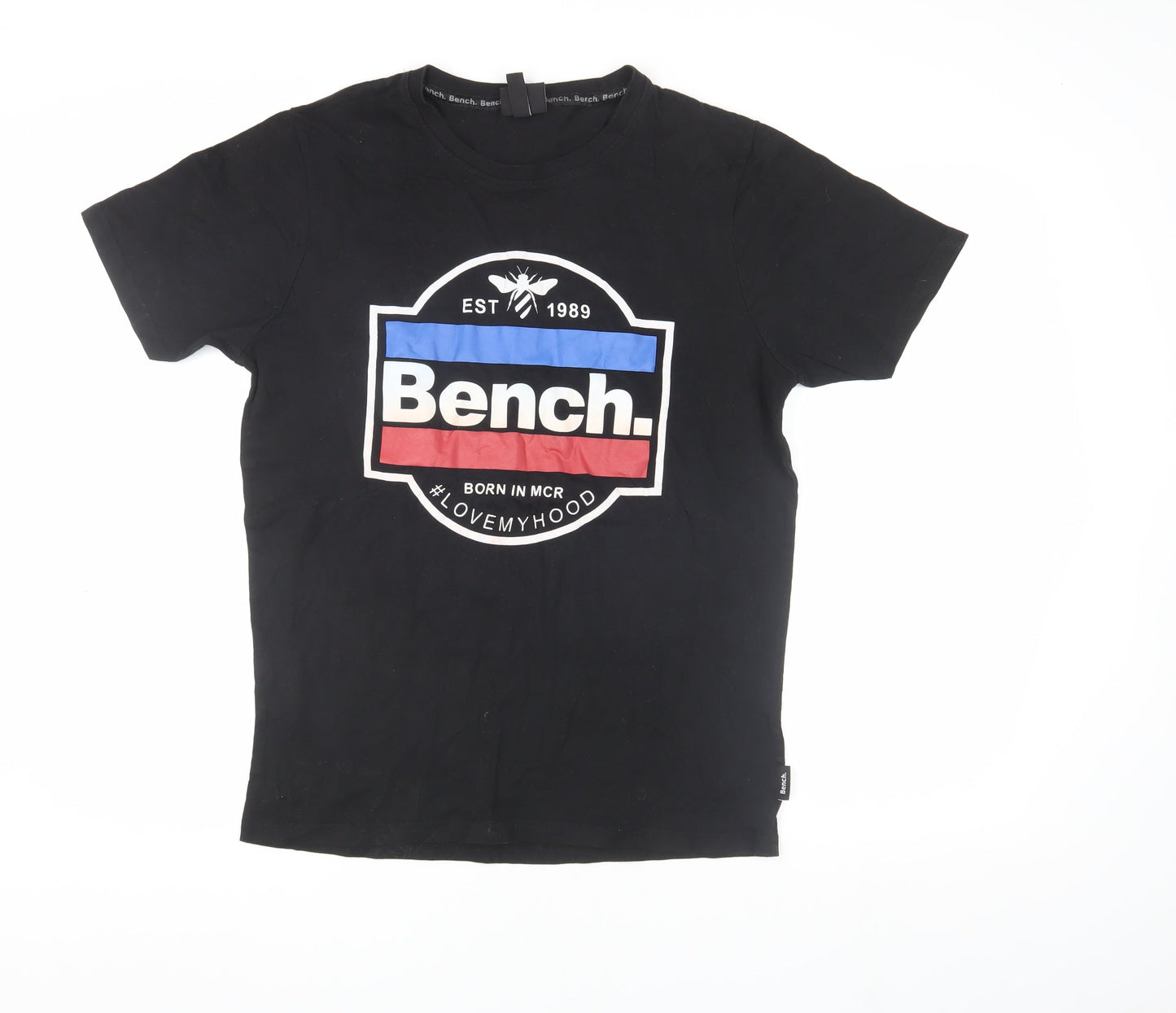 Mens UK Size M Bench Black  T-Shirt