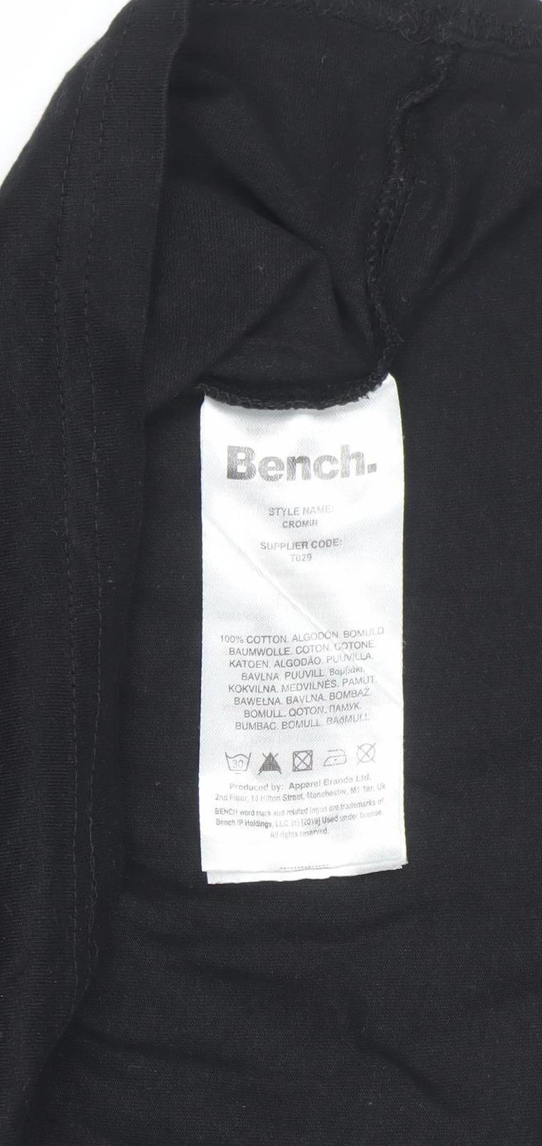 Mens UK Size M Bench Black  T-Shirt