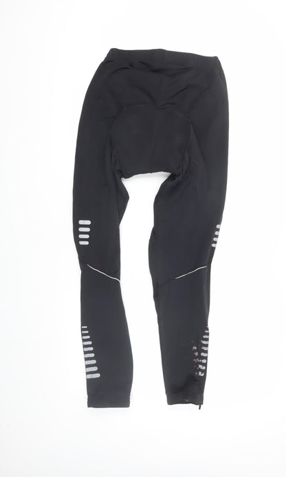 Crane Men's Black Compression Cycling Leggings L