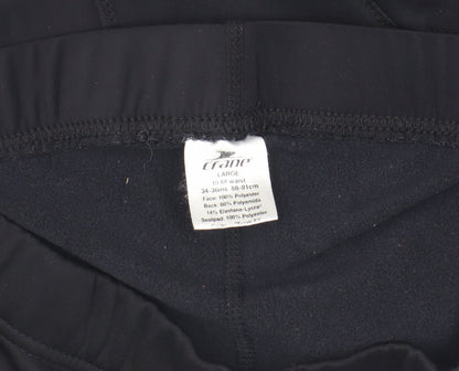 Crane Men's Black Compression Cycling Leggings L