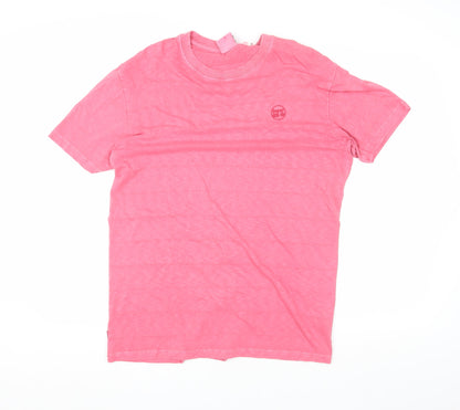 Unisex Adults UK Size M Superdry Pink  T-Shirt