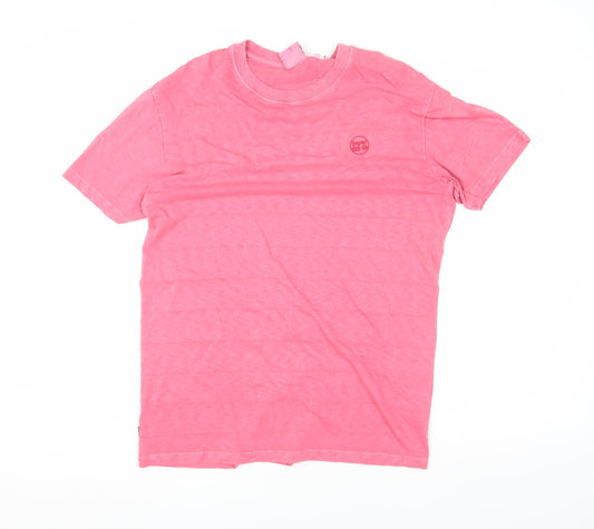 Unisex Adults UK Size M Superdry Pink  T-Shirt