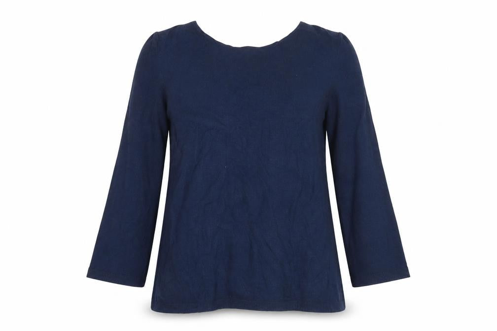 Womens UK Size 10 Fat Face Blue Basic Blouse