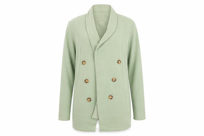 Womens UK Size 4 PRETTYLITTLETHING Green Basic Jacket