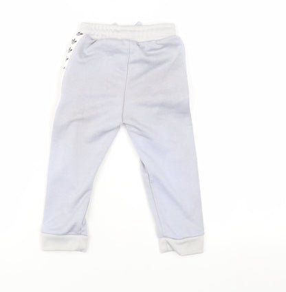 Adidas Unisex Grey Jogger Trousers 18-24 Months