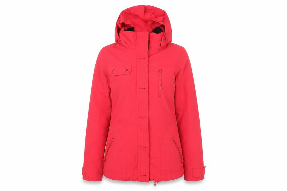 Womens UK Size 12 Maine Red Parka Coat