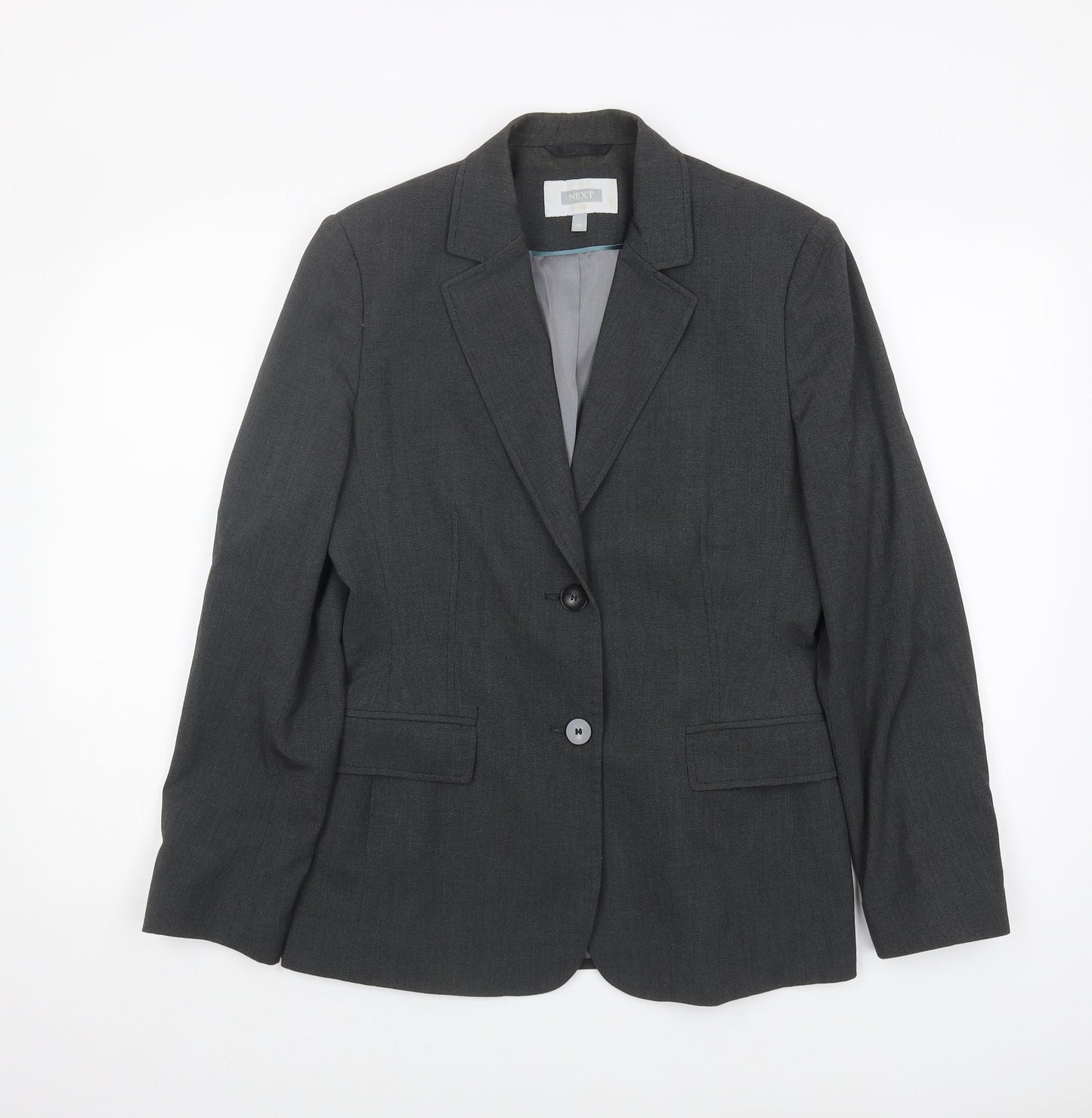 Next Women's Black Blazer, Size 12, Notch Lapel, Workwear