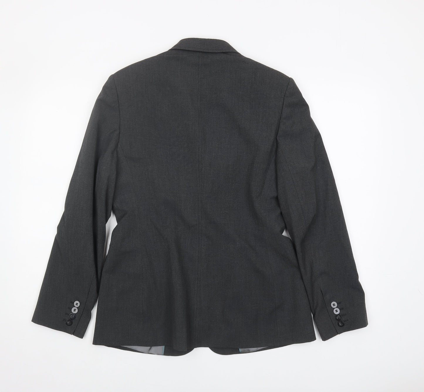 Next Women's Black Blazer, Size 12, Notch Lapel, Workwear