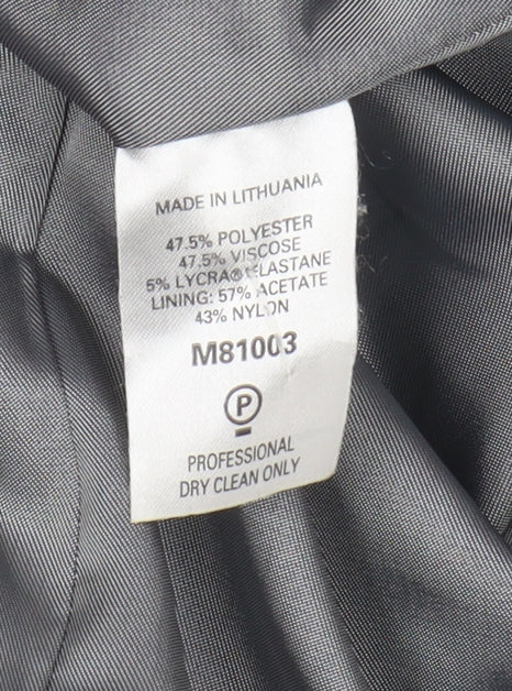 Next Women's Black Blazer, Size 12, Notch Lapel, Workwear