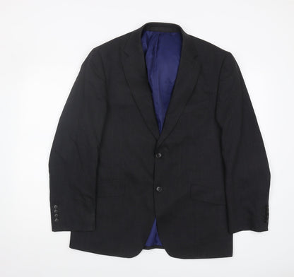 Mens UK Size 40 Marks and Spencer Regular Black Suit Jacket