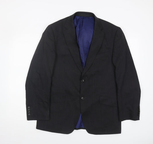 Mens UK Size 40 Marks and Spencer Regular Black Suit Jacket