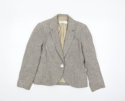 Womens UK Size 12 Minosa Petites Grey Blazer
