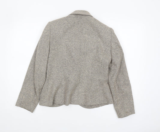 Womens UK Size 12 Minosa Petites Grey Blazer