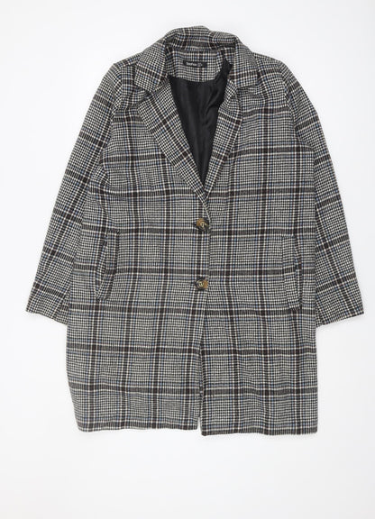 Womens UK Size 12 Boohoo Multicoloured Plaid