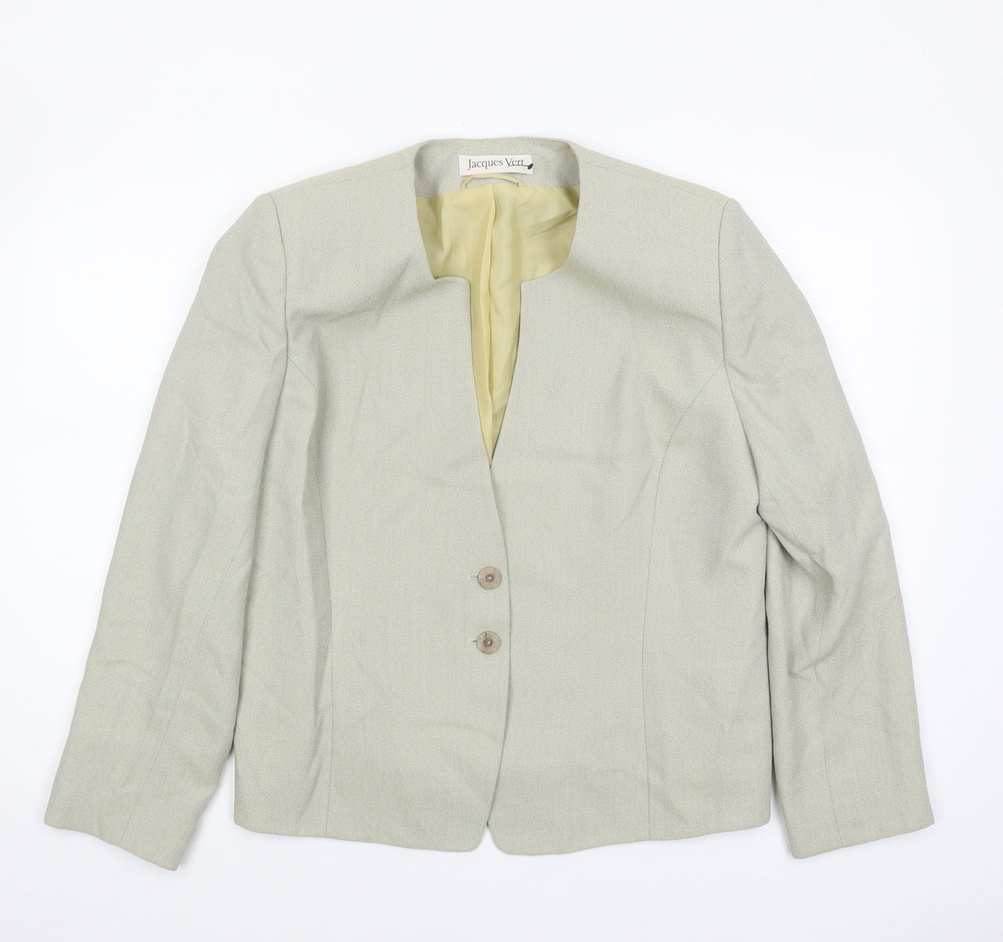 Jacques Vert Beige Women's Blazer Size 18, Regular Fit