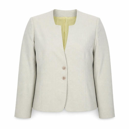 Womens UK Size 18 Jacques Vert Regular Beige Blazer