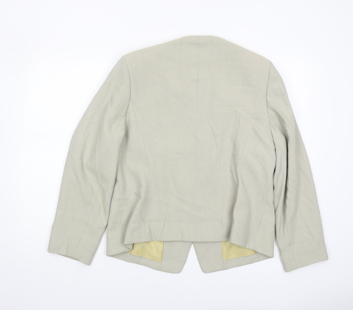 Jacques Vert Beige Women's Blazer Size 18, Regular Fit