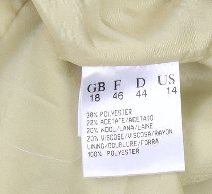 Jacques Vert Beige Women's Blazer Size 18, Regular Fit