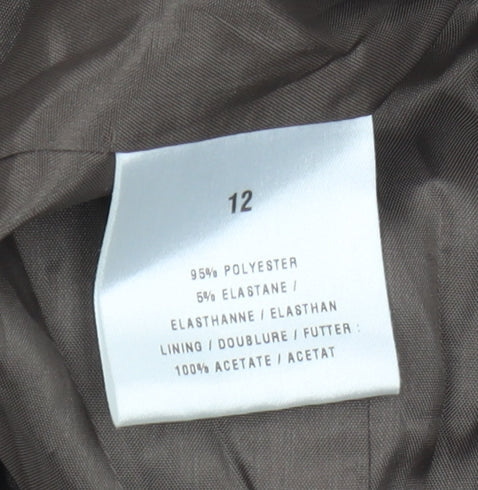 Precis Petite Women's Brown Blazer Size 12 Classic Fit