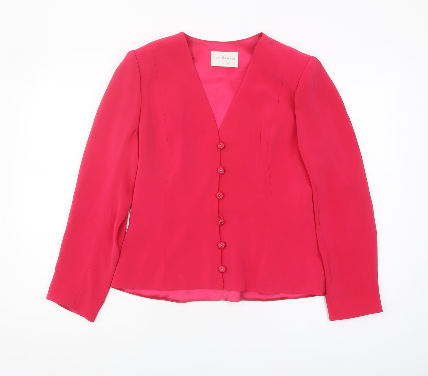Tom Bowker Women's Pink Suit Jacket Size 12