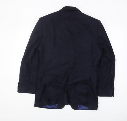 Mens UK Size 36 Marks and Spencer Regular Blue Suit Jacket