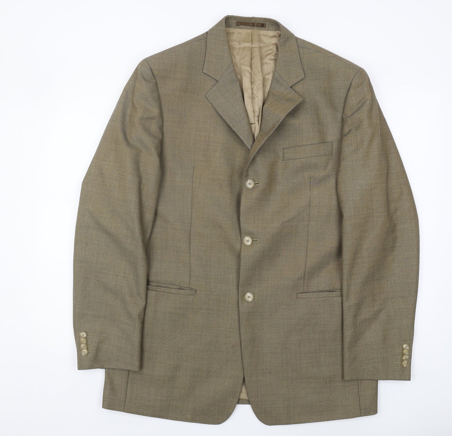 Mens UK Size 40 Mexx Regular Beige Suit Jacket