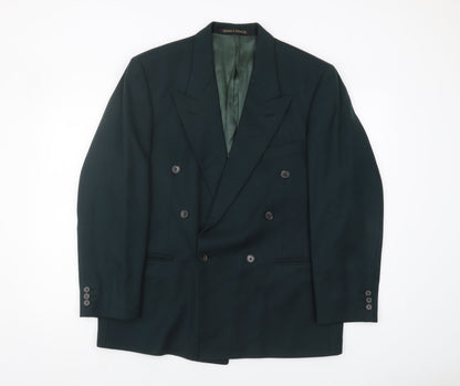 Mens UK Size 40 Marks and Spencer Regular Green Suit Jacket