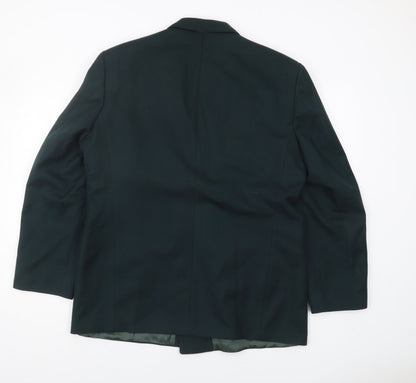 Mens UK Size 40 Marks and Spencer Regular Green Suit Jacket