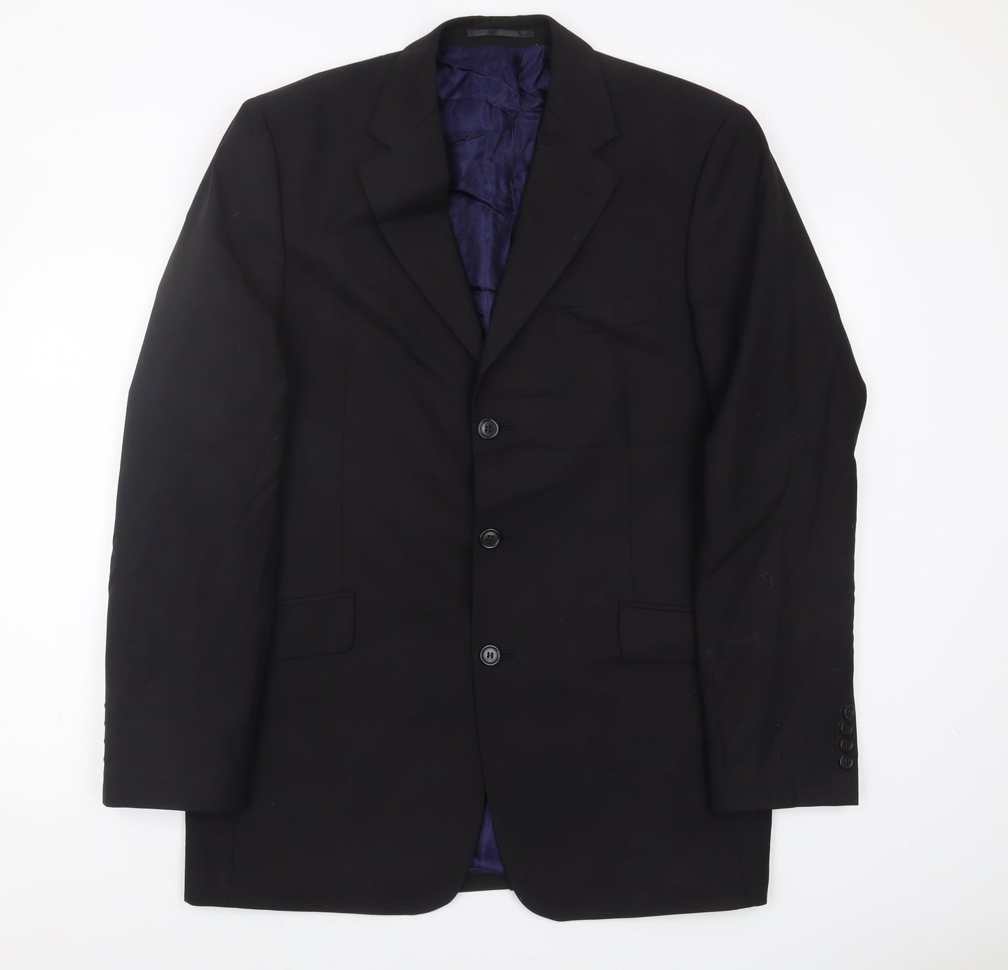 Mens UK Size 42 Daniel Hechter Regular Black Suit Jacket